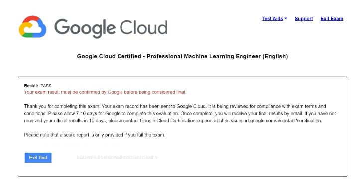 Google Cloud Certified - Professional Machine Learning Engineer